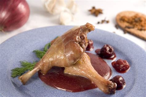 Duck meat stock photo. Image of fried, meal, refreshment - 4841272