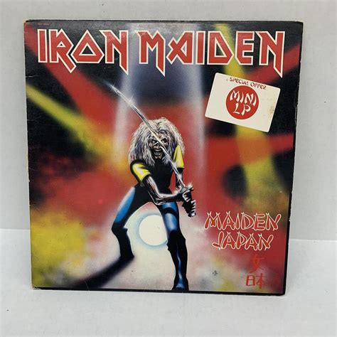 Iron Maiden “Maiden Japan” vinyl record in G+... - Depop