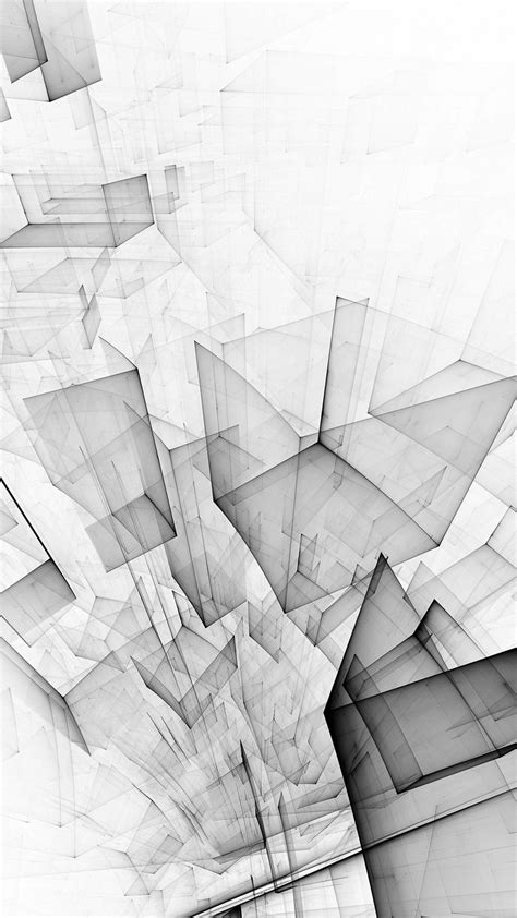 Abstract Bw White Cube Pattern #iPhone #6 plus #wallpaper | Art background, Abstract wallpaper ...