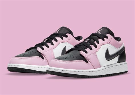 Air Jordan 1 Low Light Arctic Pink GS 554723-601 | SneakerNews.com