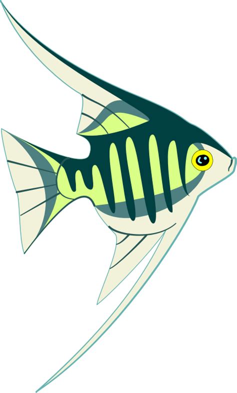 a tropical fish - Openclipart