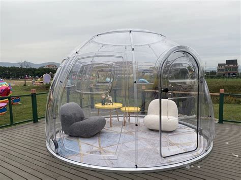 Acrylic Clear Bubble Dome Tent With Door and Windows – 3.2m diameter / 2.3m height | BubbleTent.us