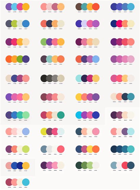 84 beautiful color palettes for your design project