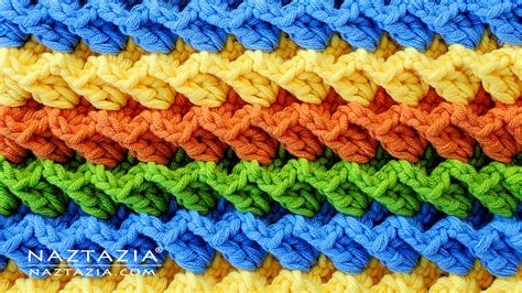 Crochet 3D Wave Stitch - Naztazia