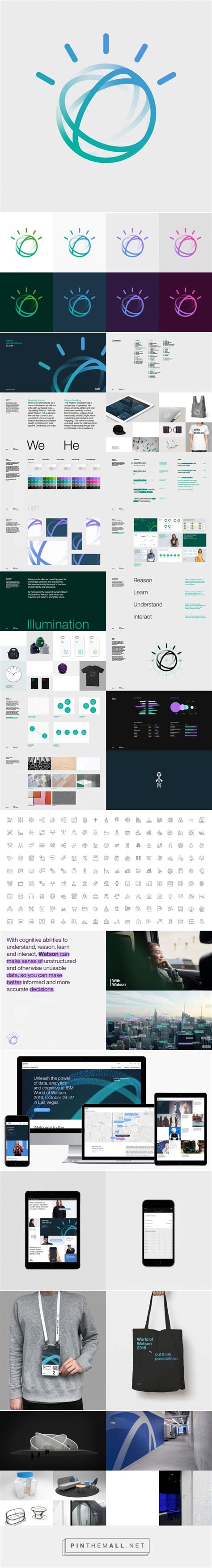 Brand New: New Logo and Identity for IBM Watson done In-house (with ...