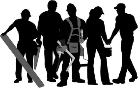 Construction worker Silhouette Laborer Clip art - Construction worker png download - 1500*960 ...