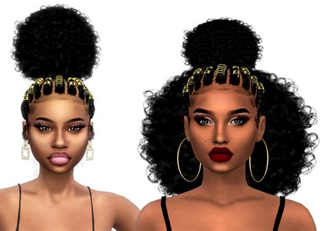 Sims 4 Black Girl Hairstyles