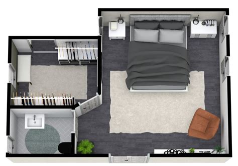 Bedroom With Walk-in Closet