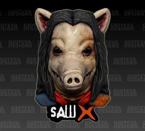 Saw X Pig Mask 3D model | CGTrader