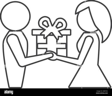 Vector Illustration Happy Girl Giving High Resolution Stock Photography and Images - Alamy