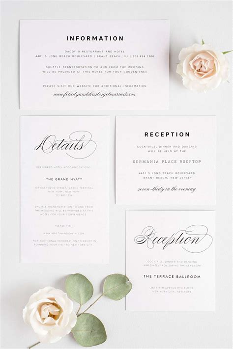 Everything You Need to Know About Wedding Invitation Inserts