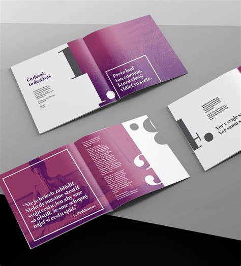 20 Modern Brochure Design Ideas & Template Examples for Your 2019 Projects Unique Brochure ...