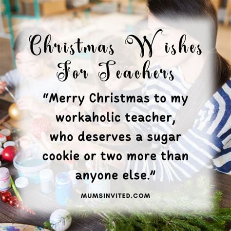 45 Christmas Wishes For Teachers + Quotes, Greetings & Images (2023) - Mums Invited