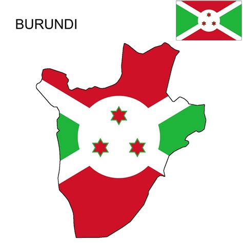 Burundi Flag Map and Meaning | Mappr