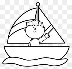 Boat Clipart Black And White - soakploaty