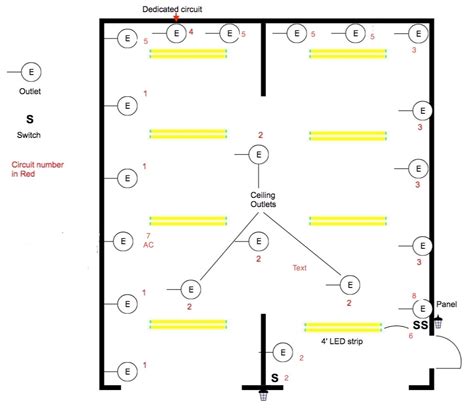 Lighting Layout in Garage - Electrician Talk - Professional Electrical Contractors Forum