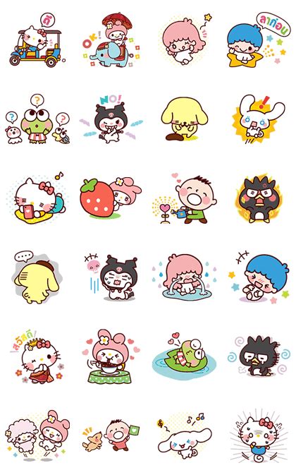 Impress Moment: SaNRio LiNe STiCKeRS : SaNRio CHaRaCToR 3