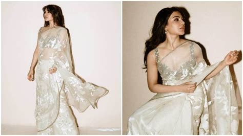 Samantha Ruth Prabhu, in white saree, is epitome of grace | Fashion Trends - Hindustan Times