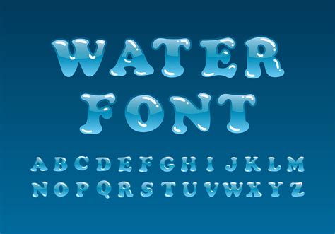 Water Brush Font