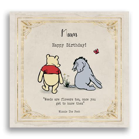 Personalised Winnie the Pooh and Eeyore Birthday Card for - Etsy