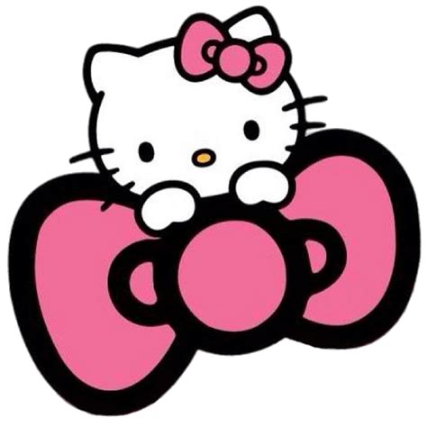 Hello Kitty Pink Bow transparent PNG - StickPNG