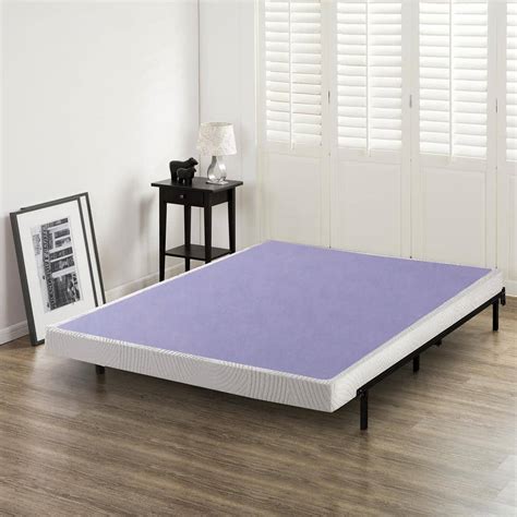 Zinus Edgar 4 Inch Low Profile Wood Box Spring/Mattress Foundation, Full HD-WDBS-4F - The Home Depot