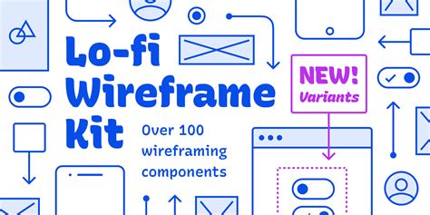 Figma - Lo-fi Wireframe Kit | lofiwireframekit.com A robust library of over 100 wireframing ...