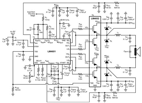 Insider: High Power Class D Amplifier Schematic