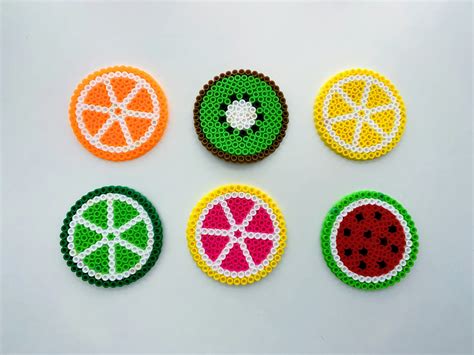 Perler Fruits - Etsy