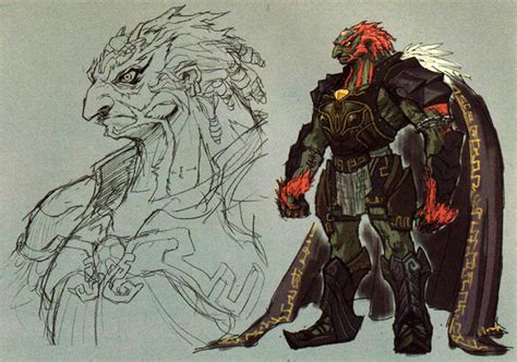 Ganondorf Hyrule Historia Concept Art by DCJtheICON1 on DeviantArt