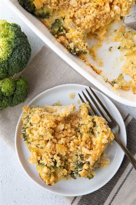 Velveeta Broccoli Casserole with Ritz Crackers - Gift of Hospitality