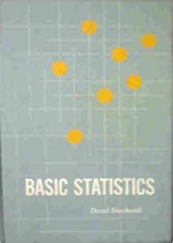 Basic Statistics: david blackwell: 9780070055315: Amazon.com: Books