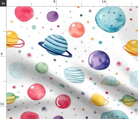 Solar system Fabric | Spoonflower