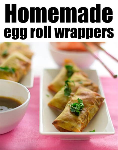 How to Make Homemade Egg Roll Wrappers from Scratch