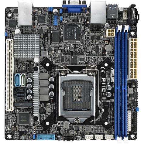 Intel Xeon E mini-ITX server motherboard with rack-optimized design and dual networking ...