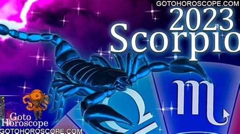 Horoscope 2023 Scorpio, astrological 2023 forecast for Scorpio sign prepared for the year of the ...