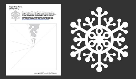 Printable Snowflake Pattern Printable 3d Snowflake Template | Classles Democracy