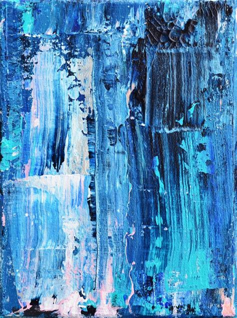 Blue Abstract Painting by Neon Mary | Saatchi Art