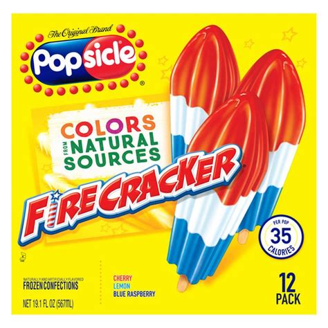 Popsicle Ice Pops Firecracker Ice Pop (1.59 oz) Delivery or Pickup Near Me - Instacart