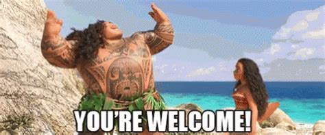 Moana Youre Welcome GIF - Moana Youre Welcome Maui - Discover & Share GIFs