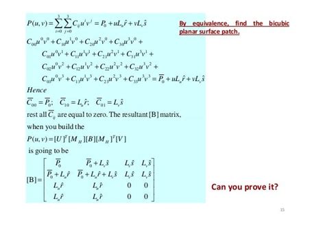 Hermite bicubic-surface-patch