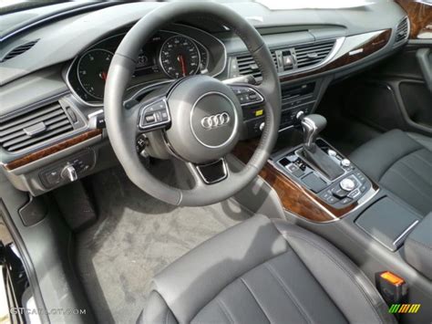 Black Interior 2014 Audi A6 3.0 TDI quattro Sedan Photo #91337221 | GTCarLot.com