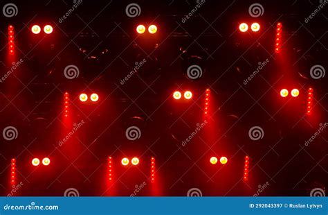 Colorful Concert Lights on Empty Stage Stock Image - Image of night, festival: 292043397