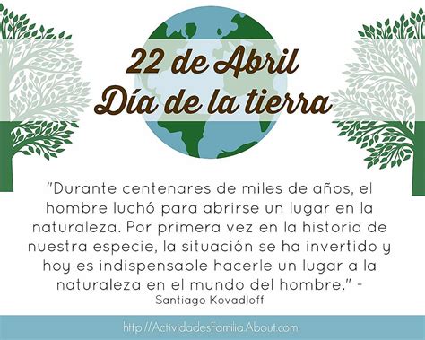 22 Frases del día de la tierra