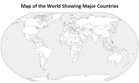 Free Printable Map Of World - Alyssa Marianna