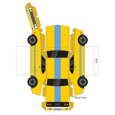 Printable Paper Car