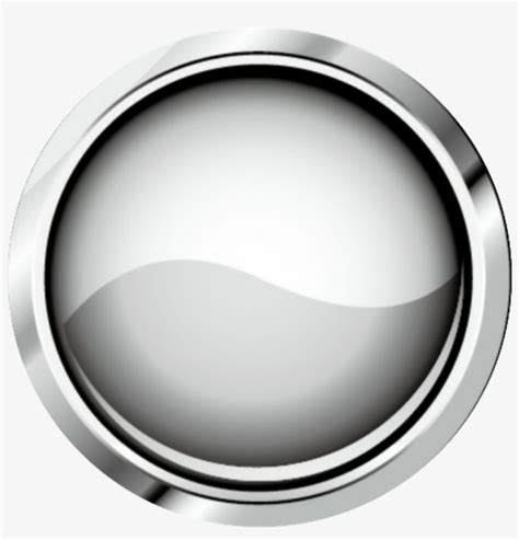 Download Round Button Silver Png | Transparent PNG Download | SeekPNG