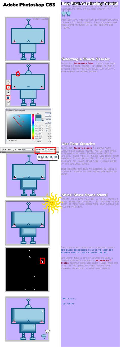 Easy Shading PixelArt Tutorial by LittleKai on DeviantArt