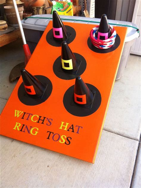 My parents made this awesome ring toss game for Halloween! | Halloween carnival games, Funny ...