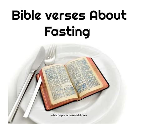 Never Miss These 38 Bible Verses About Fasting As A Good Christian